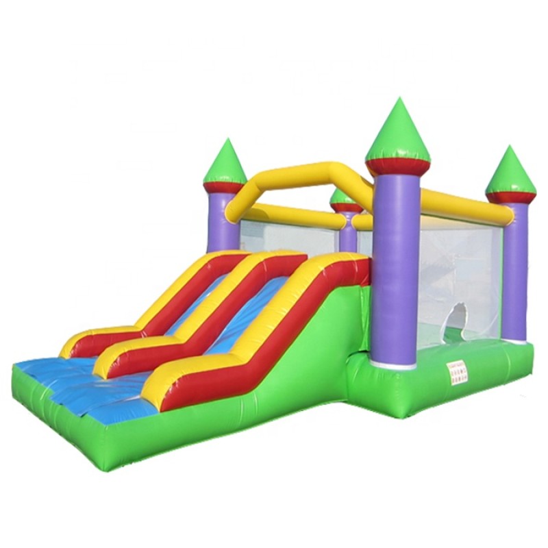 Large Bouncy Castle Manufacturer - Large Blue Commercial Bounce House