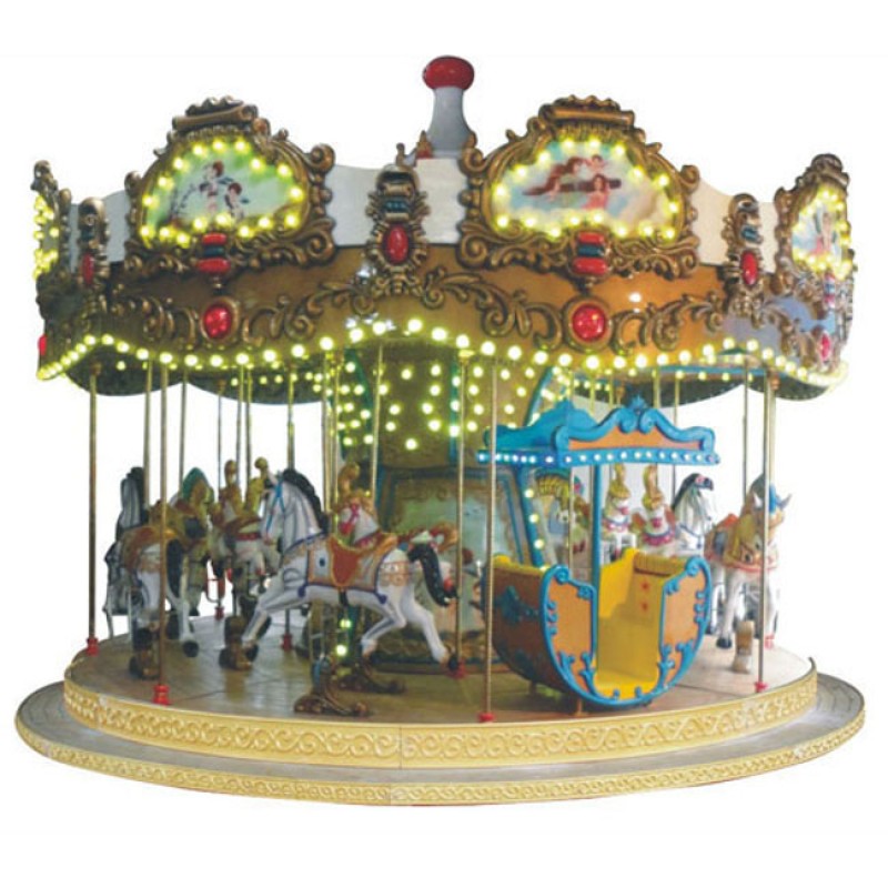 Outdoor Carousel Manufacturer - 24 Seats High Quality Fairground