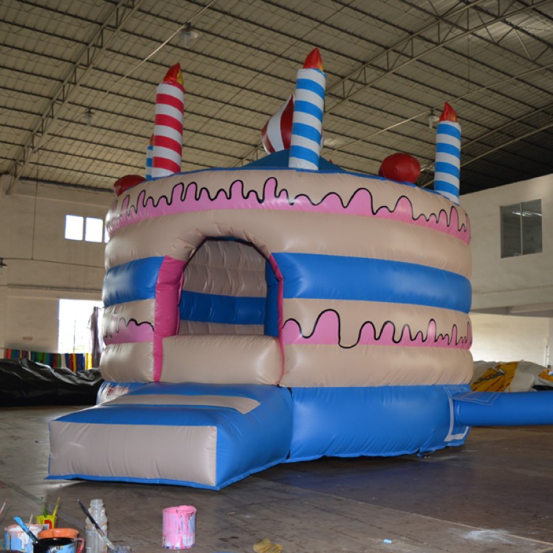 Wholesale Bounce House Supplier - Cake Bounce House with Blower