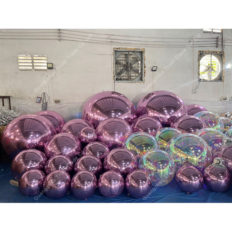 Laser Balloon Factory - PVC Inflatable Silver Smooth Shiny