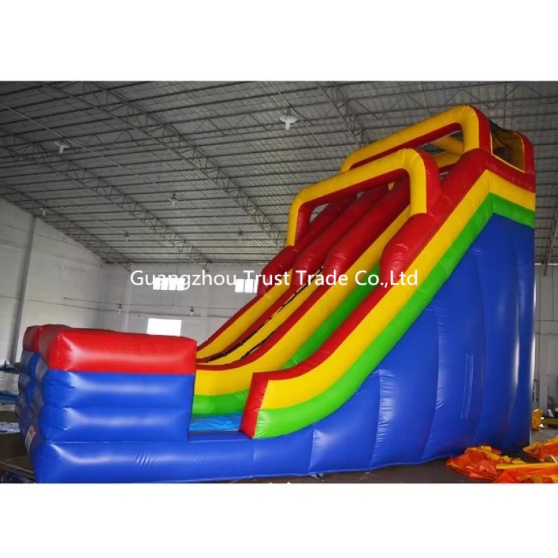Water Park Factory - Red Blue Outdoor Kids Water Park