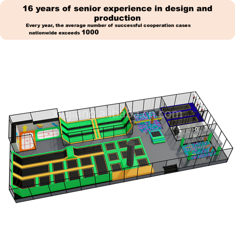 Indoor Trampoline Park Supplier - Hot Selling Customized Large Commercial