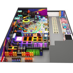Indoor Playground Factory - Spacious 1500 Sqm Themed Trampoline