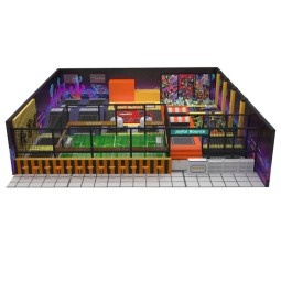 Indoor Trampoline Park Manufacturer - Europe Standard Ninja Warrior