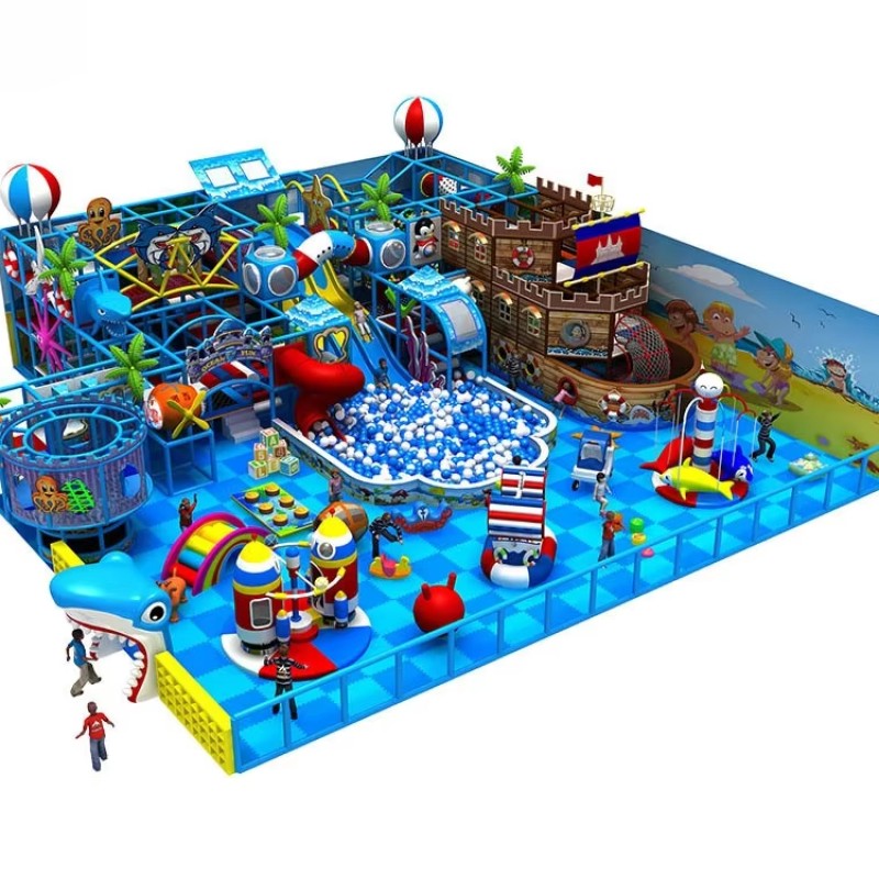 Ocean Theme Supplier - Ocean Theme Aeroplane Soft Play Indoor