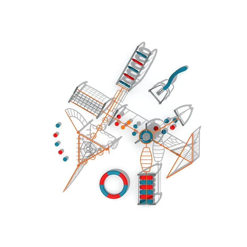 Adventure Playground Manufacturer - Outdoor Fitness Customized Adventure