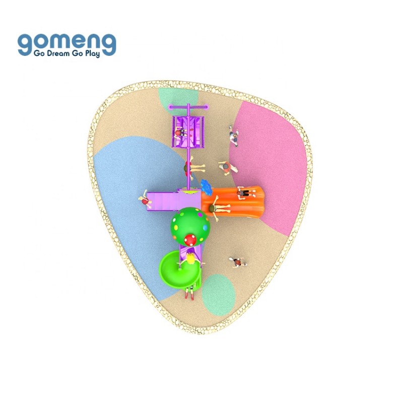 Outdoor Playground Equipment Factory - Easily Assembled LLDPE Material