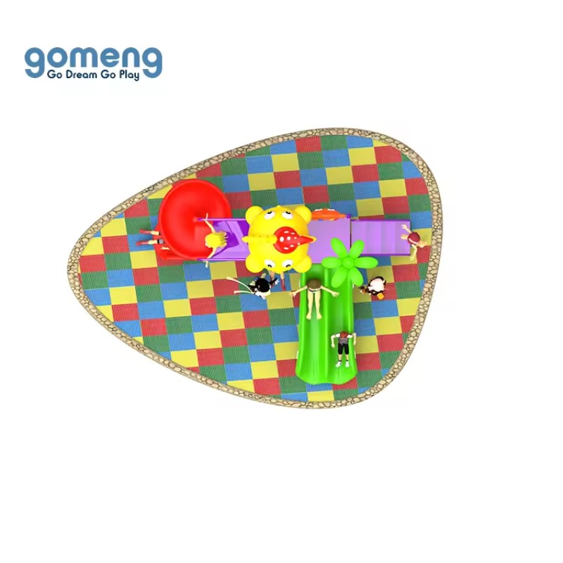 Outdoor Playground Slide Factory - Multifunctional Amusement Park