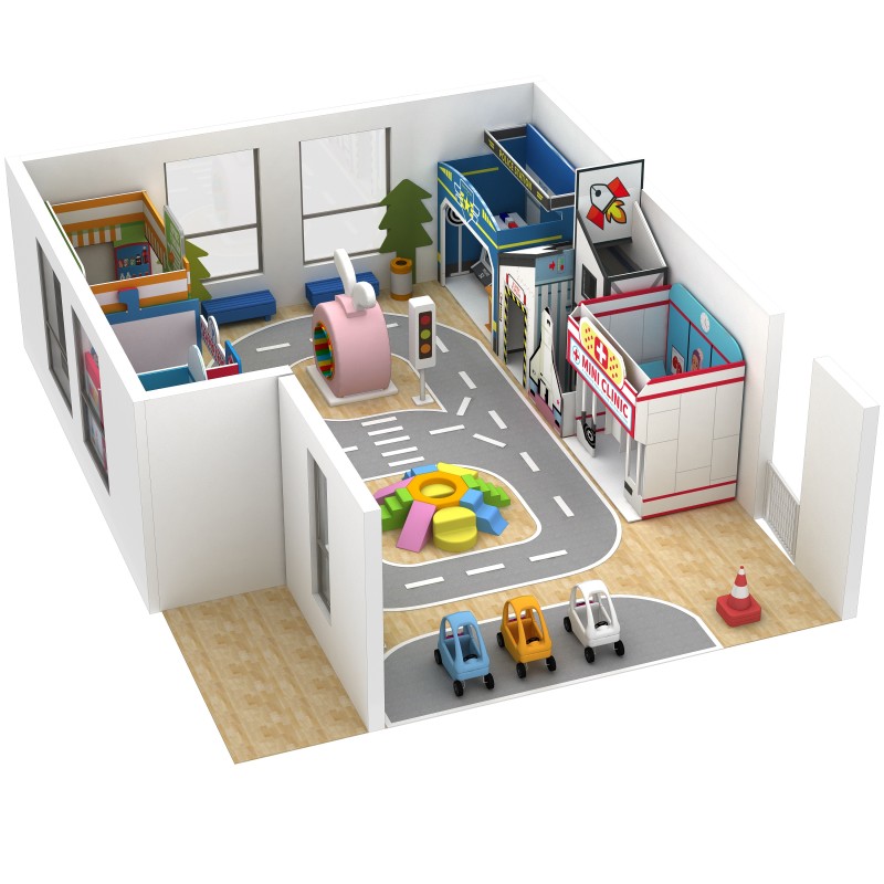 Indoor Playground Equipment Supplier - Commercial Soft Pretend City