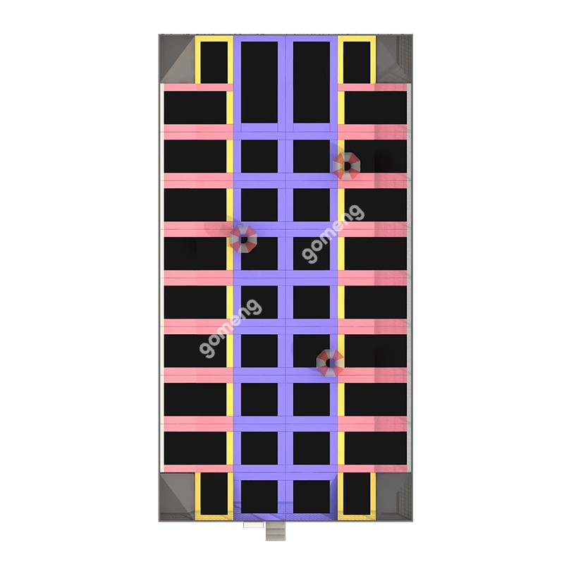 Indoor Playground Factory - Hot Sale Large Colorful Trampolines