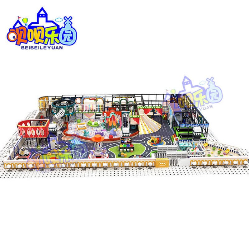 Indoor Playground Equipment Supplier - Modern Design Amusement Plastic