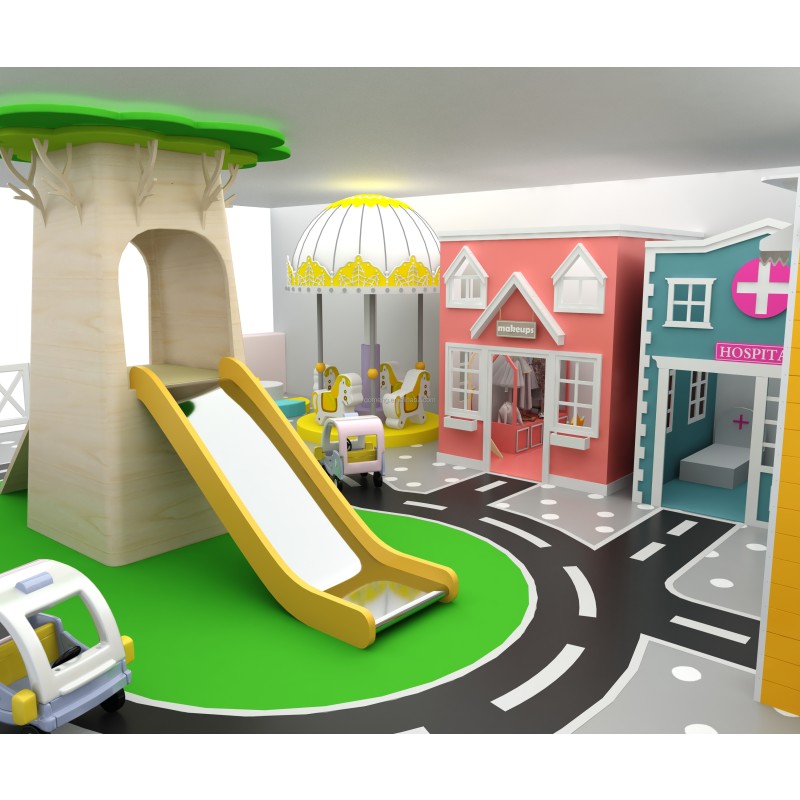 Role Play House Factory - Customized Fun Mini Town Amusement