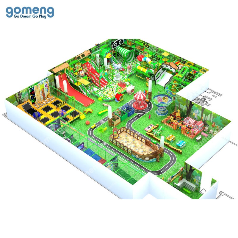 Indoor Playground Supplier - Customized Jungle Gym Forest Adventure