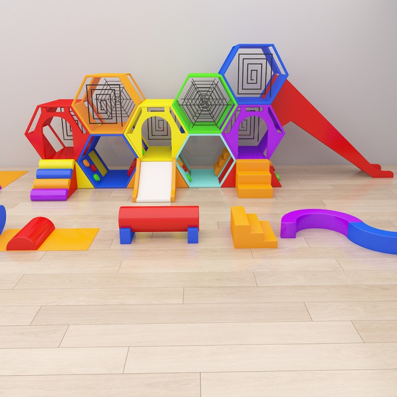 Indoor Playground Manufacturer - Educational Climbing Walls Puzzle