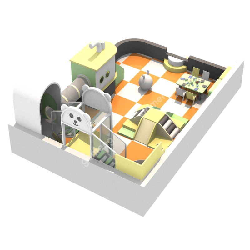 Indoor Playground Equipment Supplier - Slide Climbing Frame Non Toxic