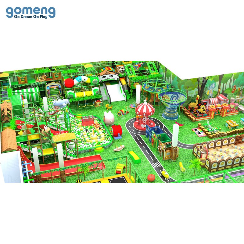 Indoor Playground Supplier - Customized Jungle Gym Forest Adventure