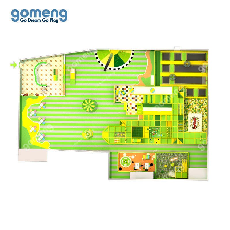 Indoor Playground Factory - Kindergarten Creative Shopping Mall Slide