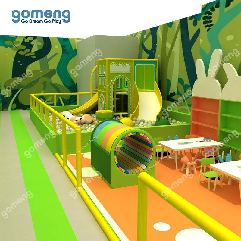 Indoor Playground Factory - Kindergarten Creative Shopping Mall Slide