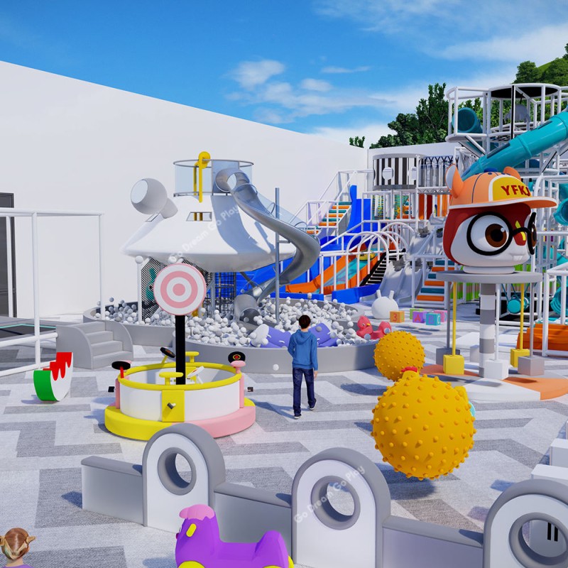 Indoor Playground Factory - Modular Colorful Play Center Ball Pool