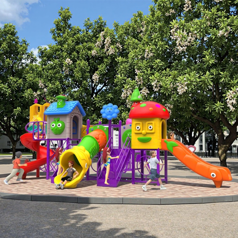 Outdoor Playground Equipment Factory - Easily Assembled LLDPE Material
