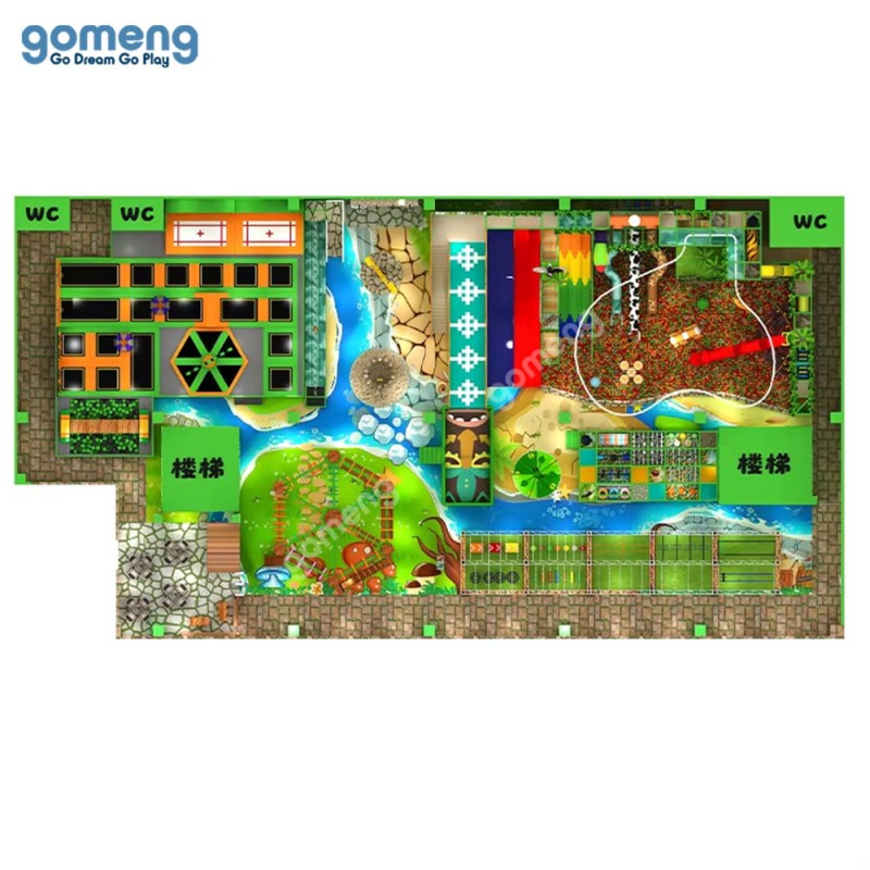 Indoor Playground Manufacturer - High Quality Jungle Adventure Theme