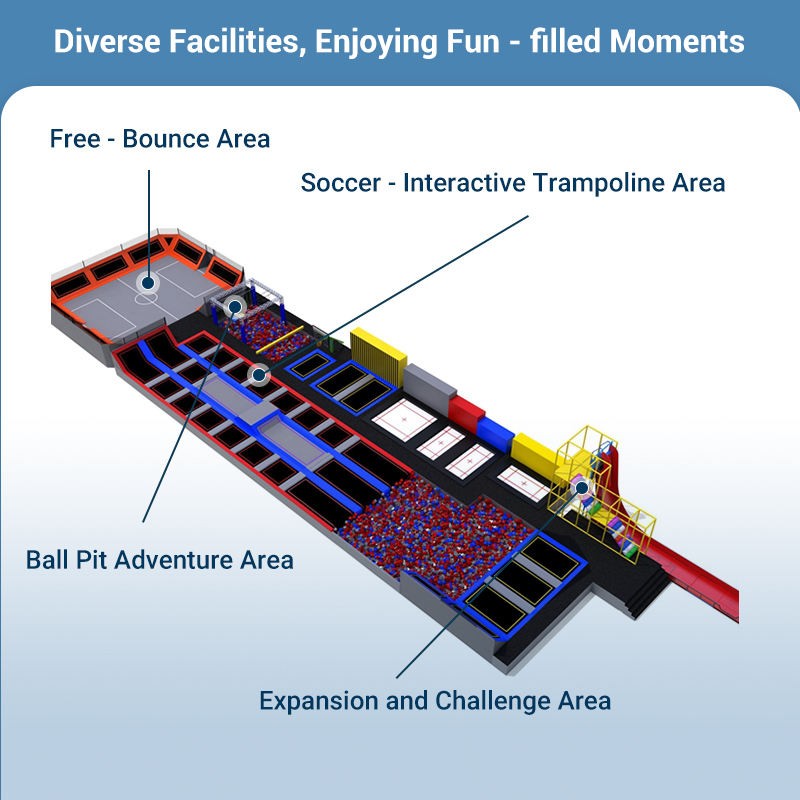 Indoor Playground Equipment Factory - Hot Selling Custom Big Trampoline