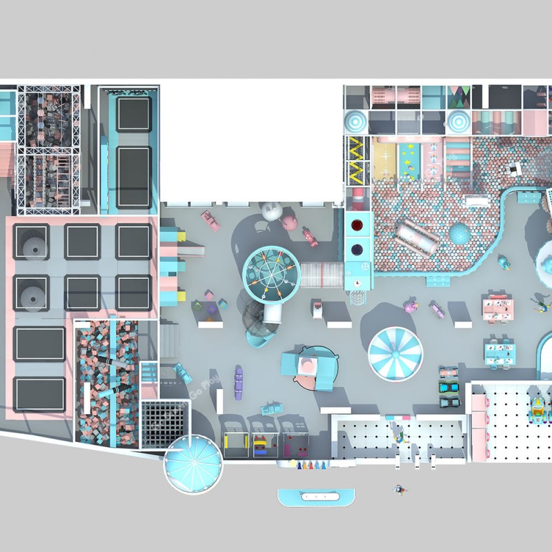 Indoor Playground Manufacturer - New Design Imaginative Play Center