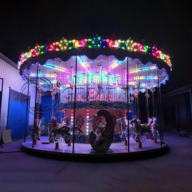 Theme Park Supplier - Giant Amusement Rides Double-decker Carousel
