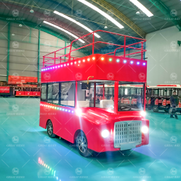 Recreational Bus Manufacturer - Good Looking Red 12seats Double