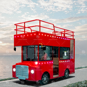 Park Amusement Supplier - High Quality 12 Seats Double Decker