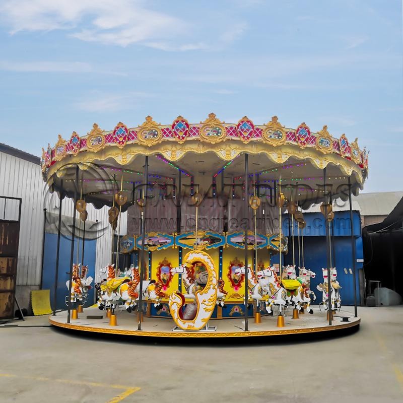 Classic Carousel Manufacturer - Colorful Two Floor Double Decker