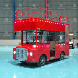 City Bus Factory - China Manufacturer Red Color Mini Double