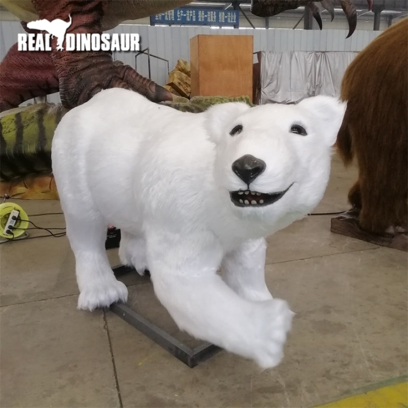 Animatronic Polar Bear Factory - Theme Park Robot Animal Model