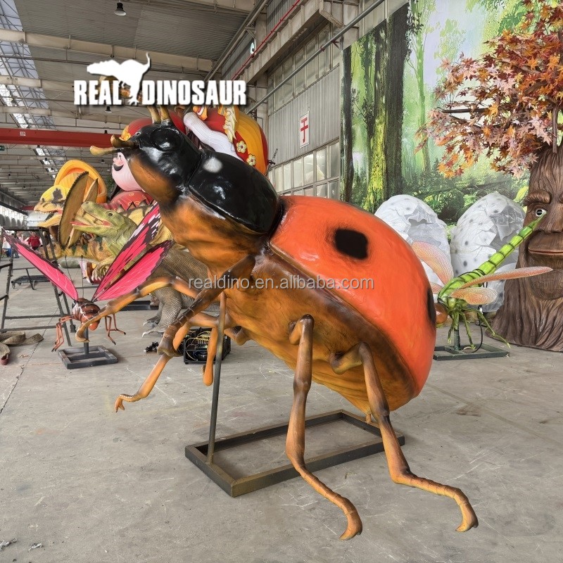 Animatronic Insect Supplier - Theme Park Ladybird Robotic Sculpture