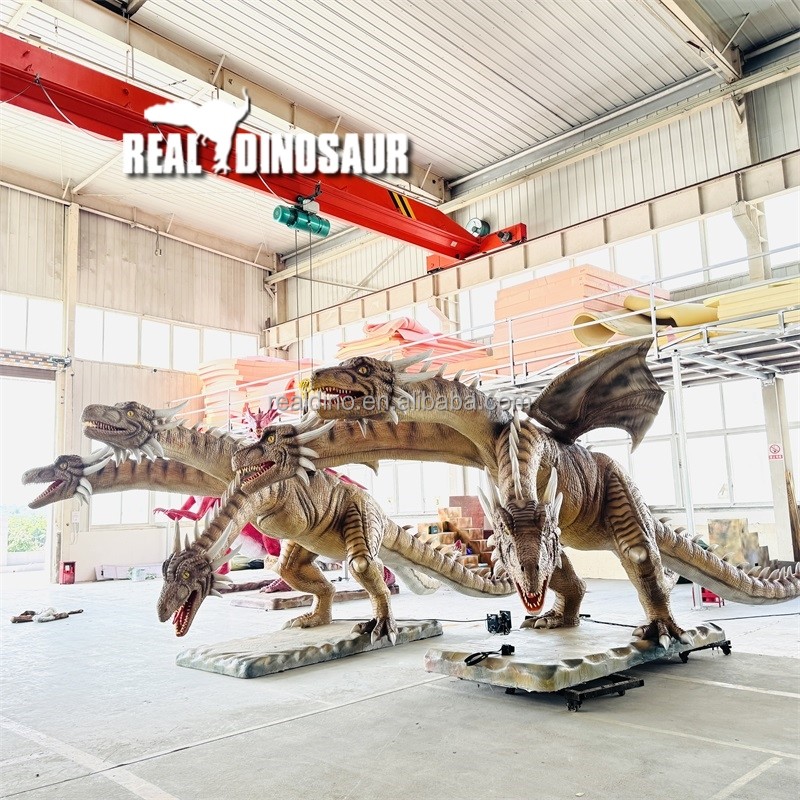 Animatronic Dragon Factory - 3 Head Life Size Robotic Dragon