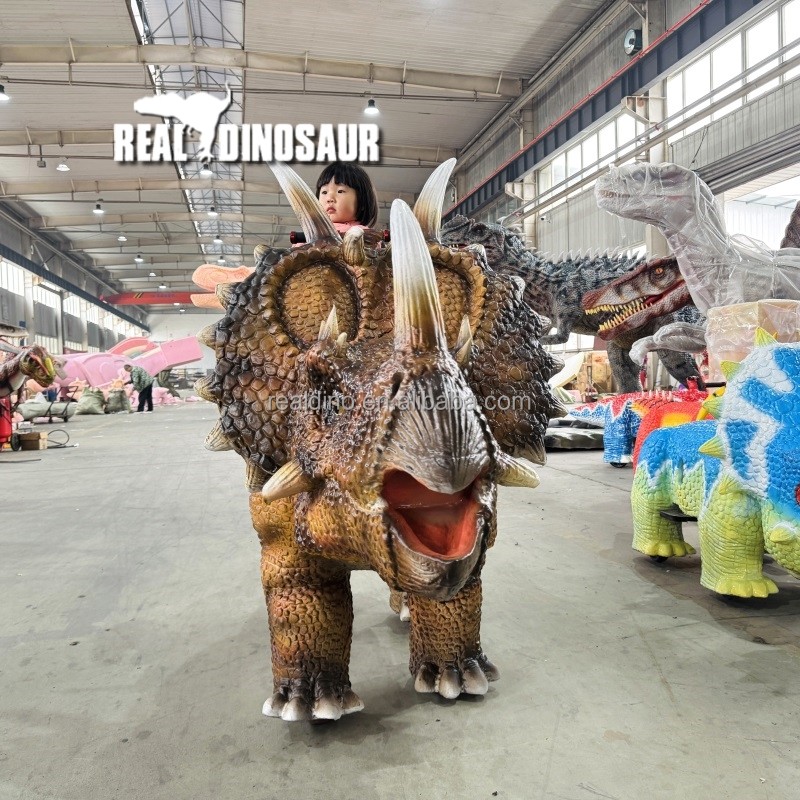 Dinosaur Ride Supplier - Outdoor Mechanical Styracosaurus Ride