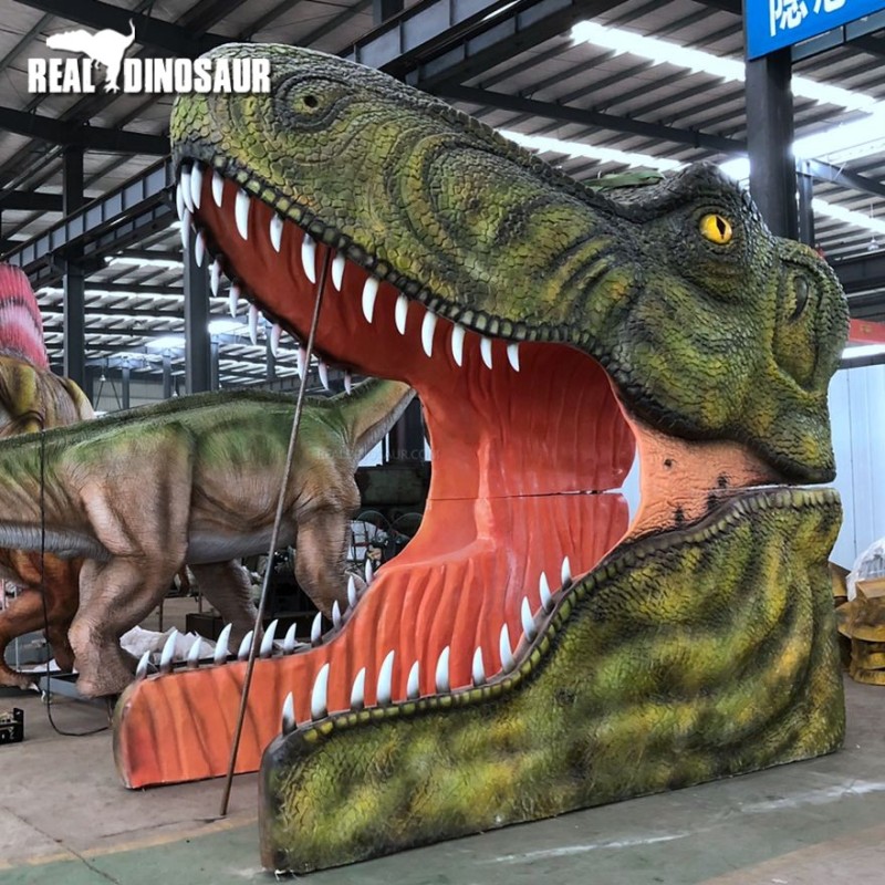 Fiberglass Dinosaur Factory - Jurassic World Door Fun Model