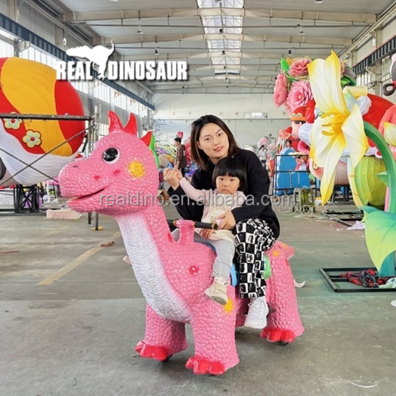 Dinosaur Ride Supplier - Cartoon Artificial Scooter Playground
