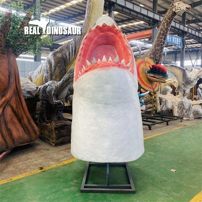 Animatronic Shark Supplier - Life Size Electric Head Theme Park