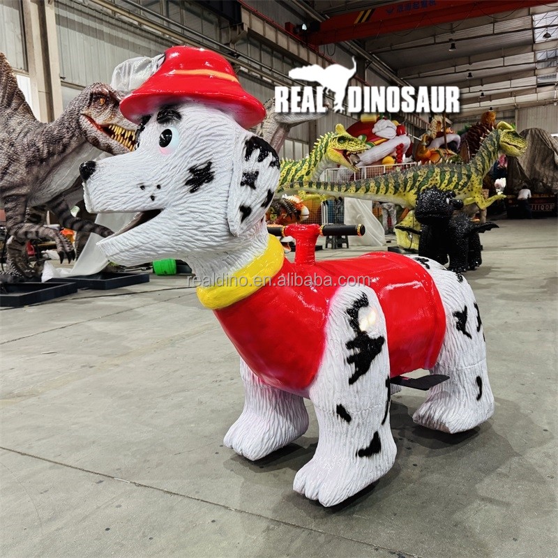 Dinosaur Ride Supplier - Cartoon Artificial Scooter Playground