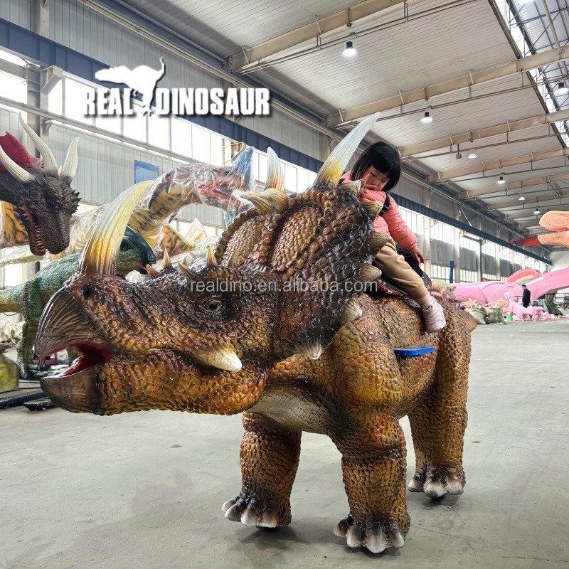 Dinosaur Ride Supplier - Outdoor Mechanical Styracosaurus Ride