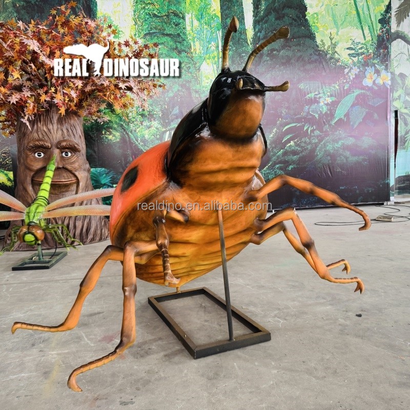Animatronic Insect Supplier - Theme Park Ladybird Robotic Sculpture