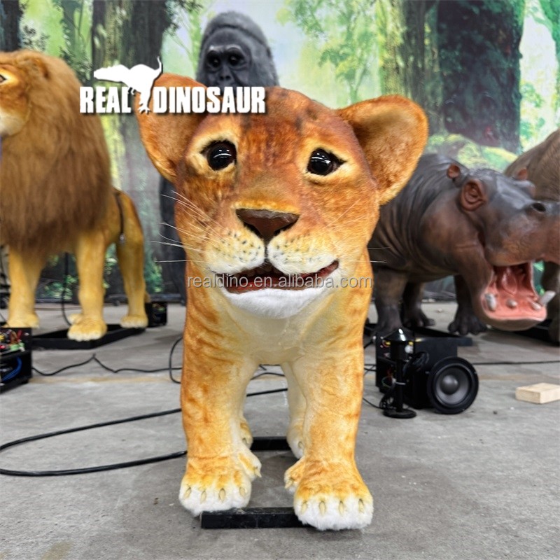 Animatronic Animal Supplier - Life Size Simba Artificial Animals