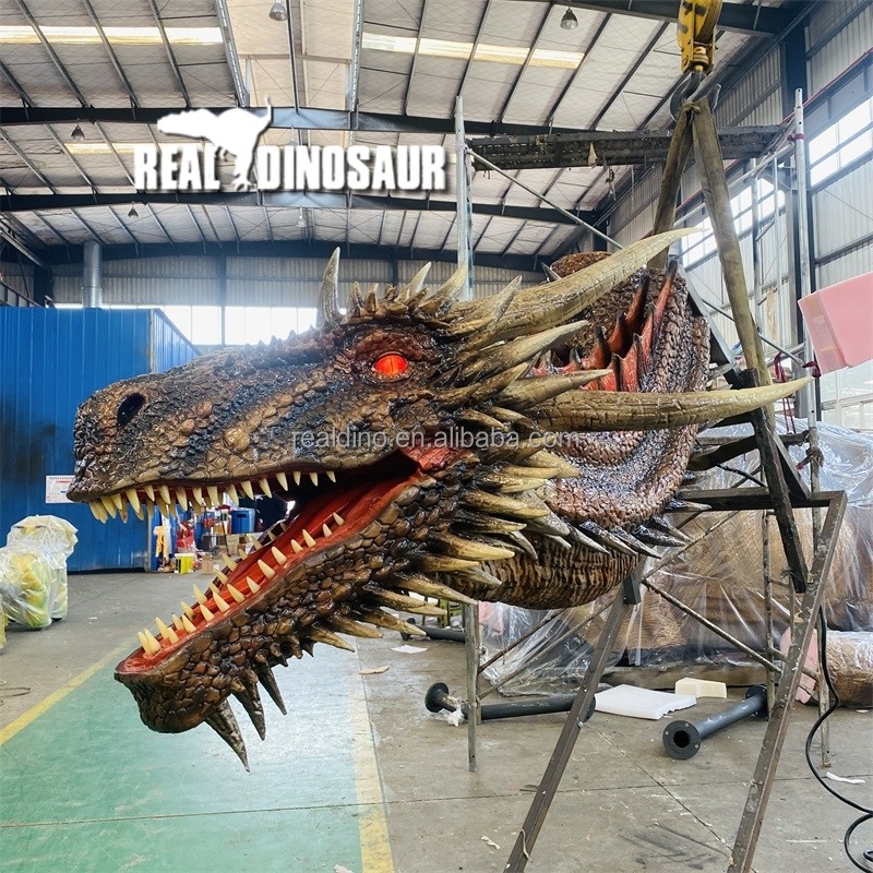 Animatronic Dinosaur Head Factory - Amusement Park Attractive Head