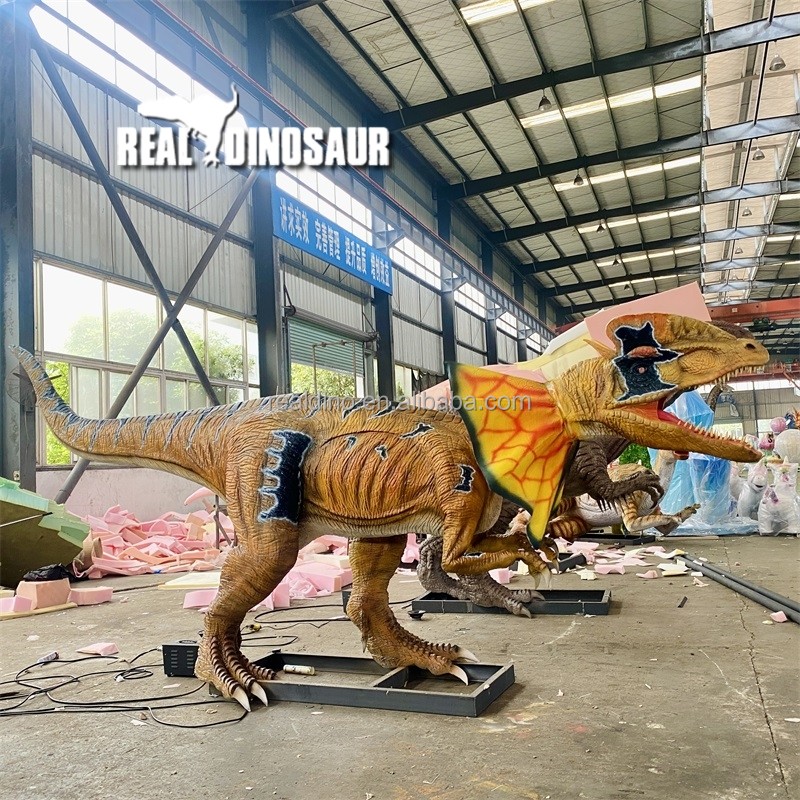Animatronic Dinosaur Manufacturer - Indoor 3D Dilophosaurus Robot Model