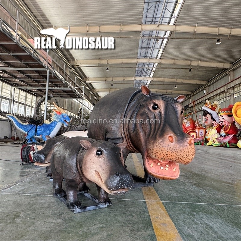 Animatronic Animal Factory - Amusement Park Artificial Hippo