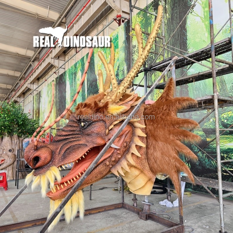 Animatronic Dragon Supplier - Park Artificial Western Head Model