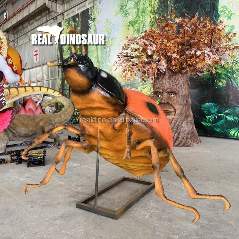 Animatronic Insect Supplier - Theme Park Ladybird Robotic Sculpture
