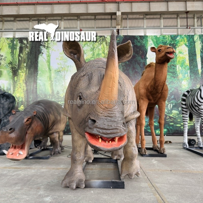 Animatronic Animal Supplier - High Simulation Rhinoceros Models Sale