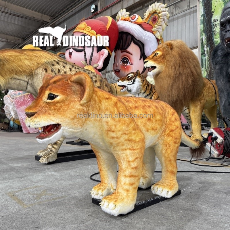 Animatronic Animal Supplier - Life Size Simba Artificial Animals